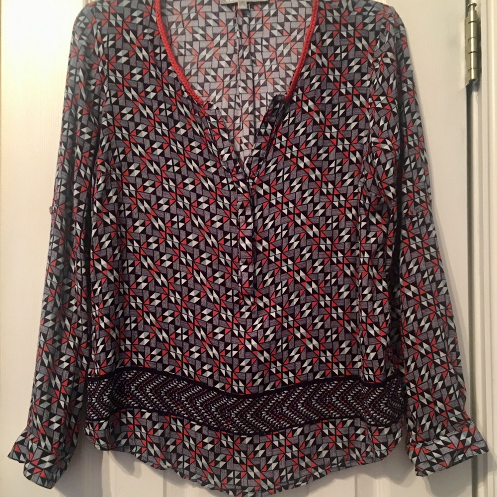 LS danielrainn Multi-colored Top. Great condition!